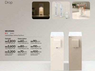 LG puricare water purifier WD210MN (2 colour) 50% off (9 month)