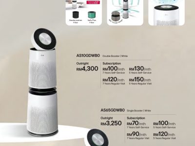 LG Puricare air purifier AS10GDWB0