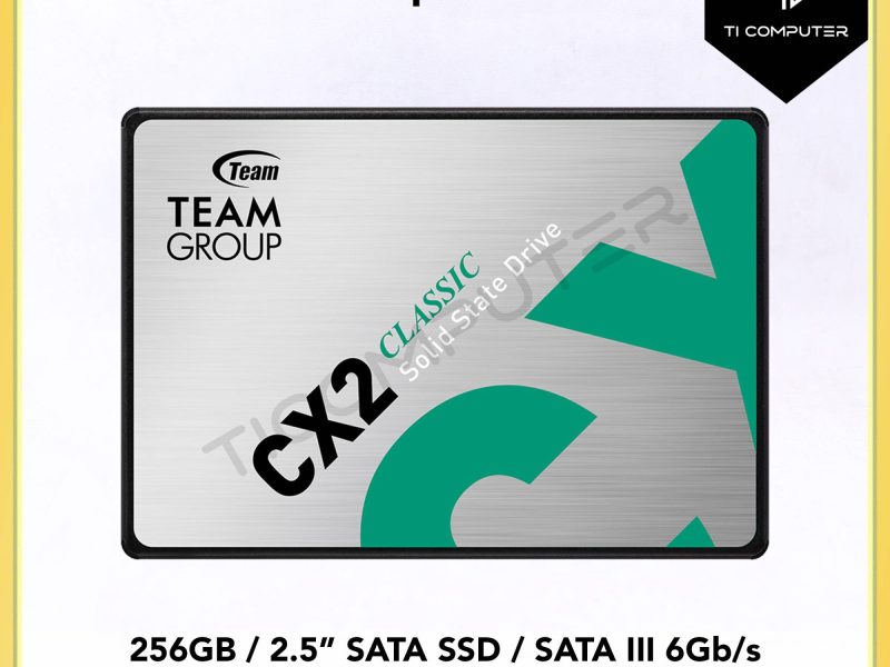 TeamGroup CX2 512GB SATA III 2.5 Inch 3D NAND SSD Internal Solid State Drive