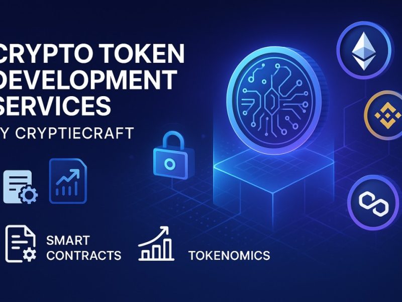 Custom Crypto Token Development Services by Cryptiecraft