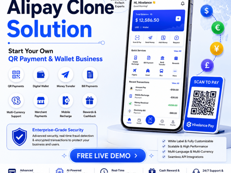 Alipay Clone Solution – Start Your Own QR Payment & Wallet Business