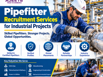 Pipefitter Recruitment Services for Industrial Projects