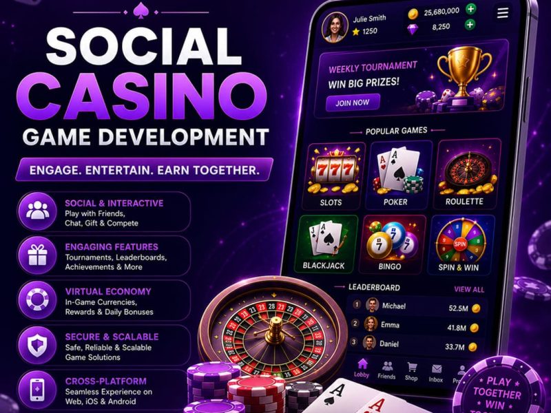 Need Social Casino App with Slot Machine + Poker + Bingo Modes